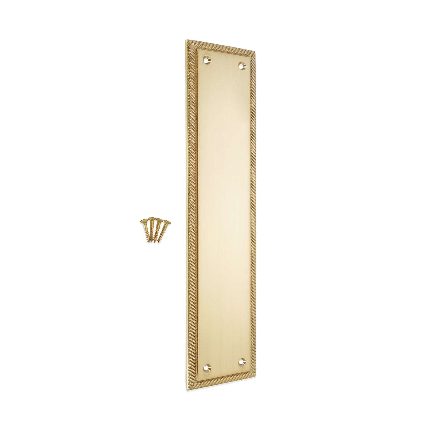 Georgian Finger Plate Polished Brass Home Decor