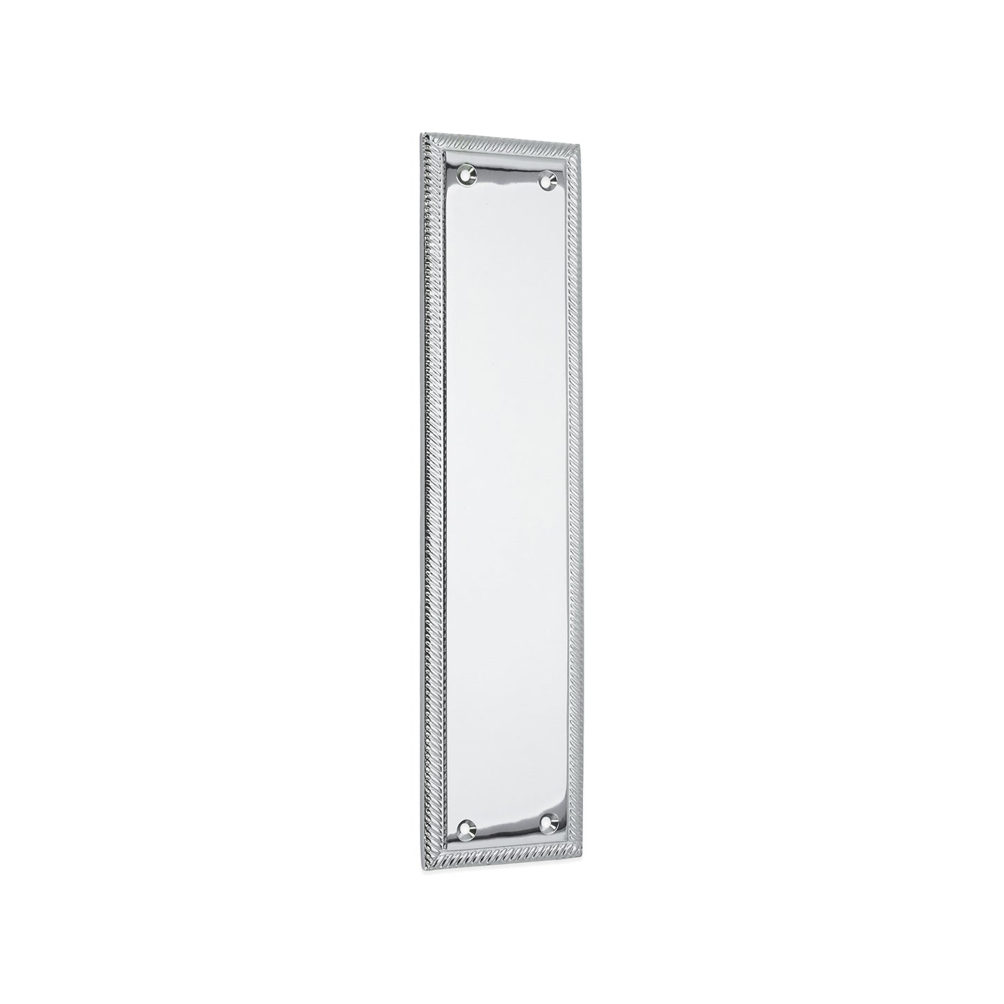 Georgian Finger Plate Polished Chrome Home Decor