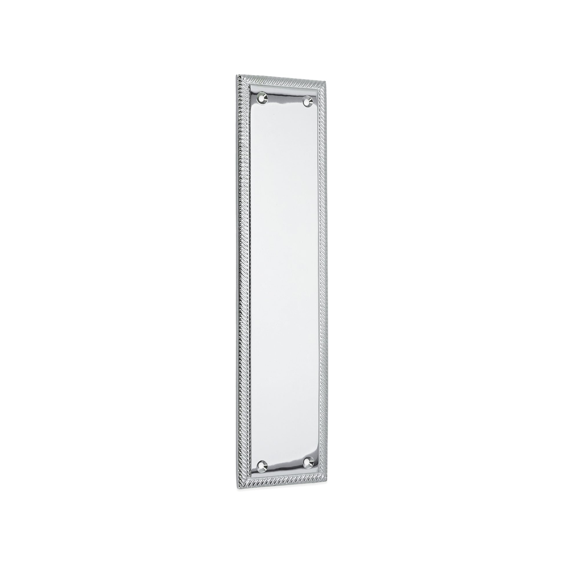 Georgian Finger Plate Polished Chrome Home Decor