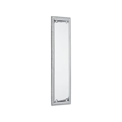 Georgian Finger Plate Polished Chrome Home Decor