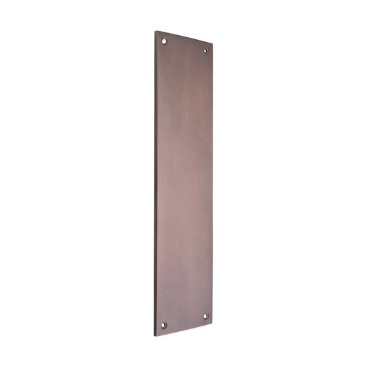 Viktorianische Fingerplatte, 275 mm, gealterte Bronze