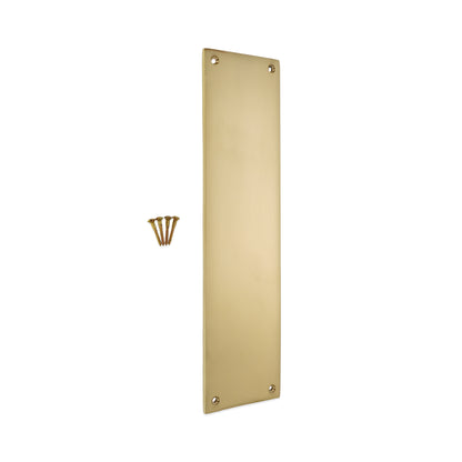 Victorian Door Finger Plate Polished Brass Home Decor
