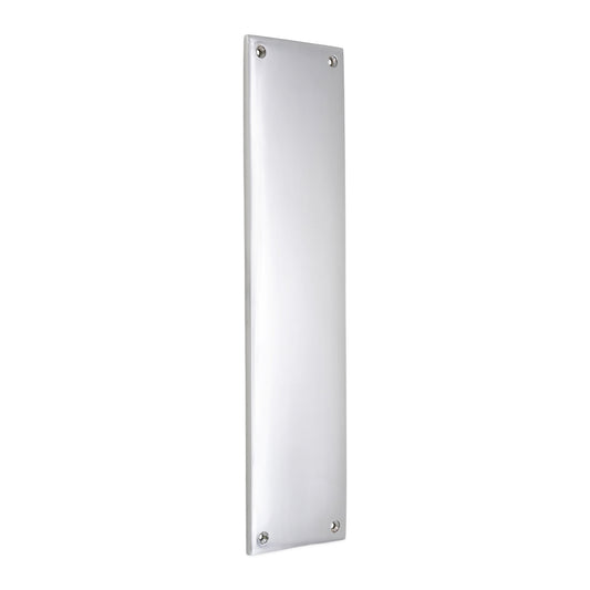 Victorian Finger Plate 275mm Polished Chrome