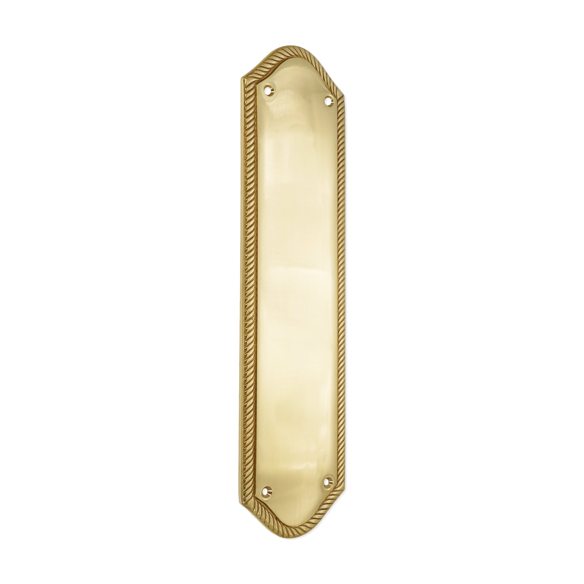 Polished Brass Georgian Finger Plate Home Decor