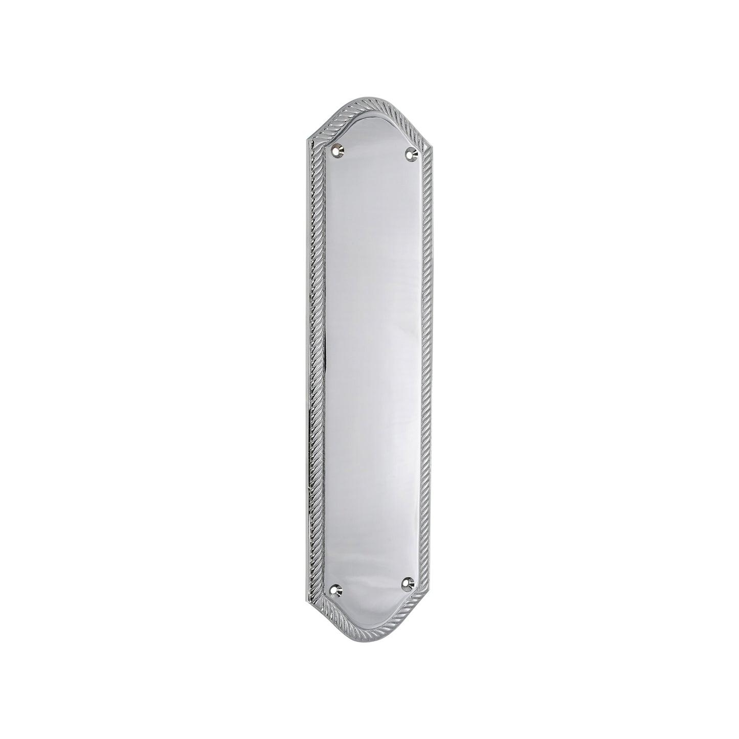 Georgian Finger Plate Polished Chrome Home Decor