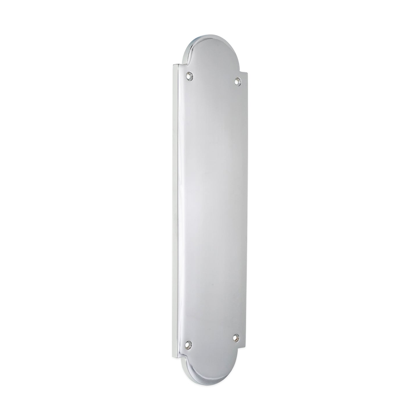 Victorian Door Finger Plate Polished Chrome Home Decor