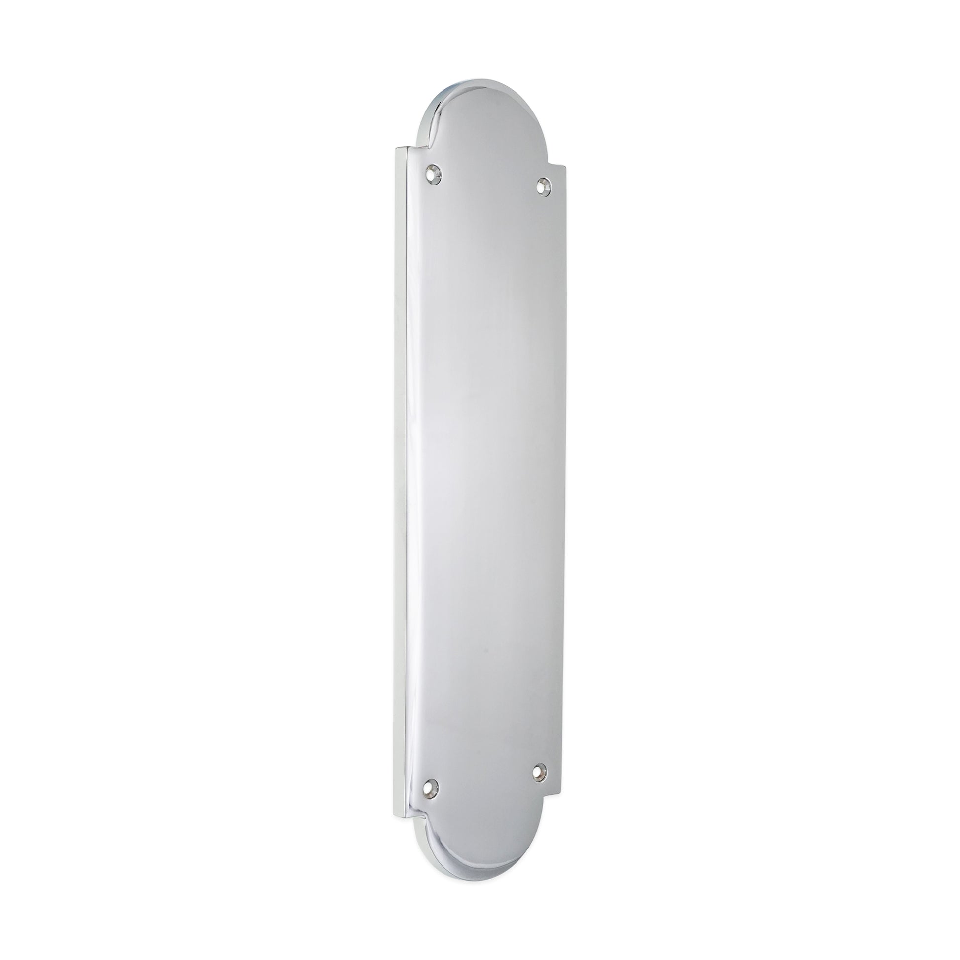Victorian Door Finger Plate Polished Chrome Home Decor