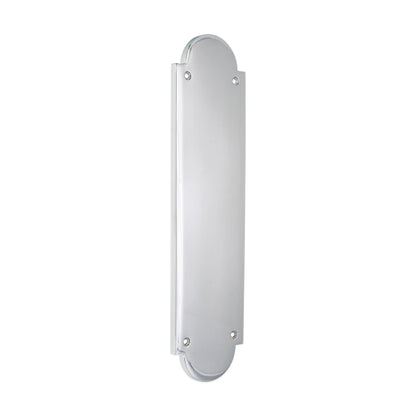 Victorian Door Finger Plate Polished Chrome Home Decor