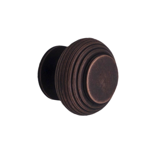 Beehive Grand bouton de placard 40 mm Bronze vieilli