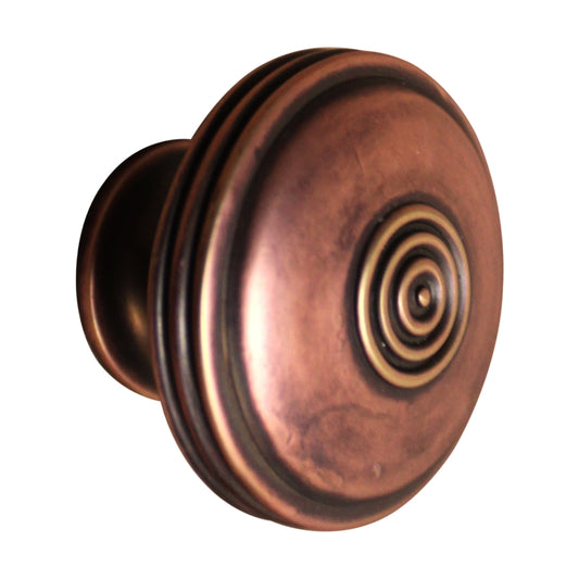 Bloxwich Grand bouton de placard 40 mm Bronze vieilli