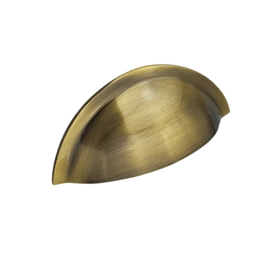 Slim Cup Handle Small Antique Brass