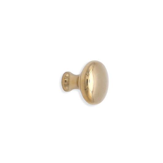 Mushroom Cupboard Knob Polished Brass Home Decor