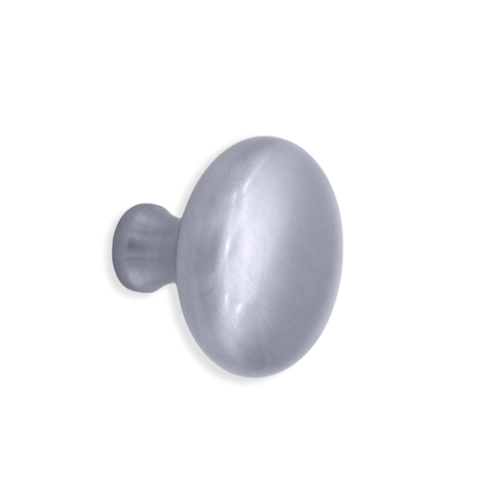 Mushroom Cupboard Knob Satin Chrome Home Decor