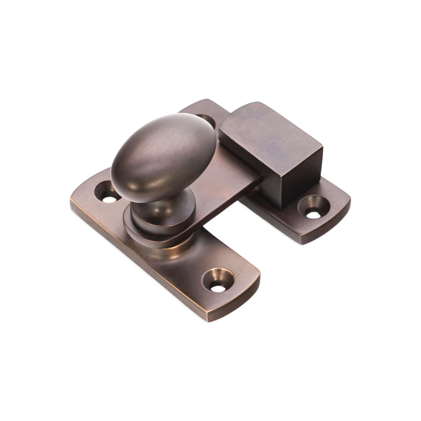 Aged Bronze Oval Cupboard Latch Home Decor