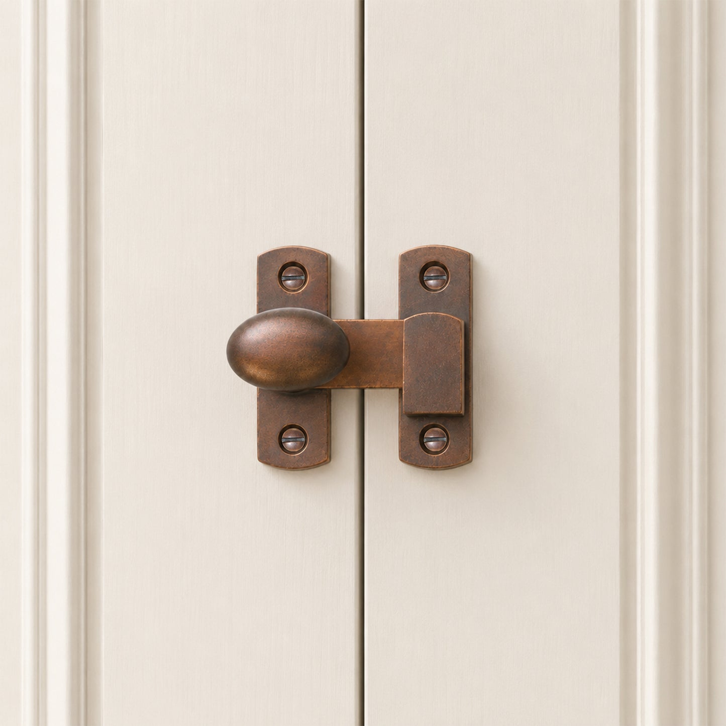 Aged Bronze Oval Cupboard Latch Home Decor