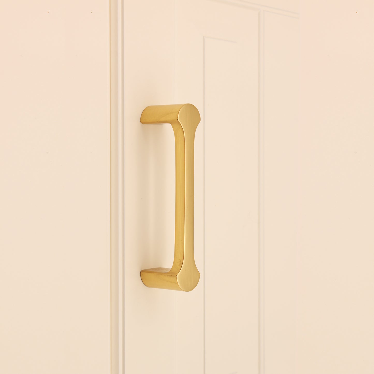 Tulip Pull Handle 115mm Polished Brass