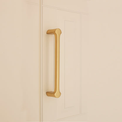 Tulip Pull Handle 165mm Polished Brass