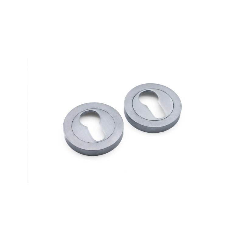 Euro Profile Escutcheon Satin Chrome