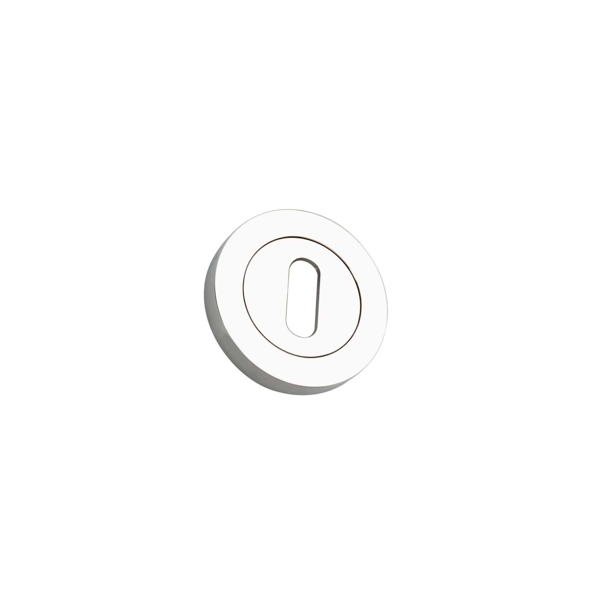 Oval Standard Escutcheon Polished Nickel Home Decor