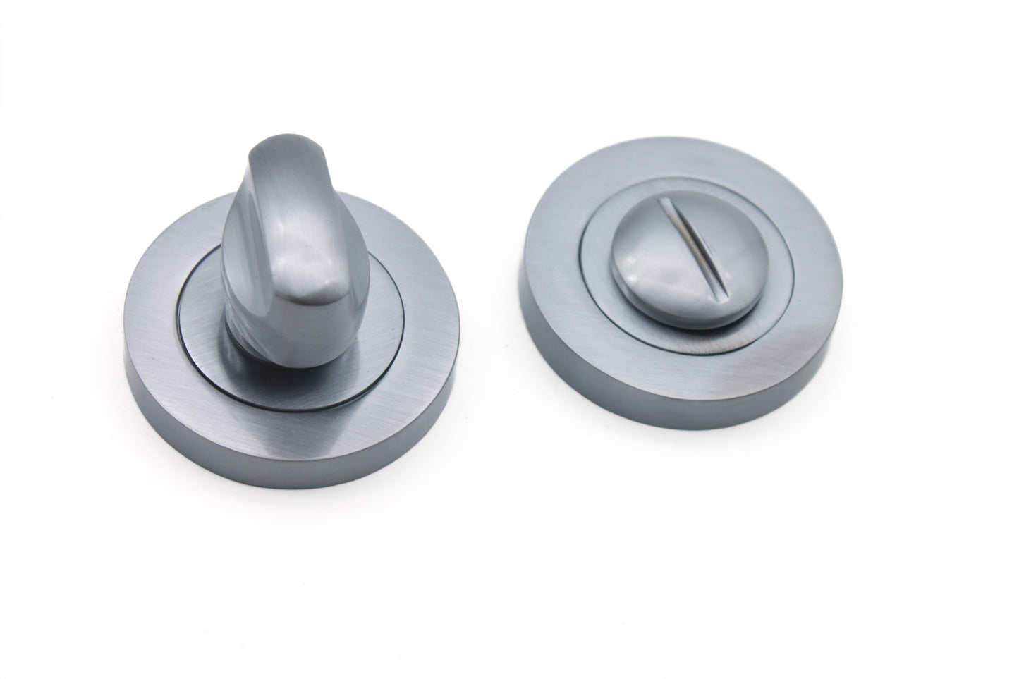 Skyla Lever on Rose Satin Chrome Bathroom Pack