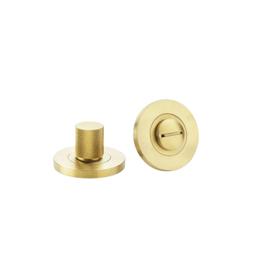 Connaught Knurled Turn & Release Satin Brass Home Decor 