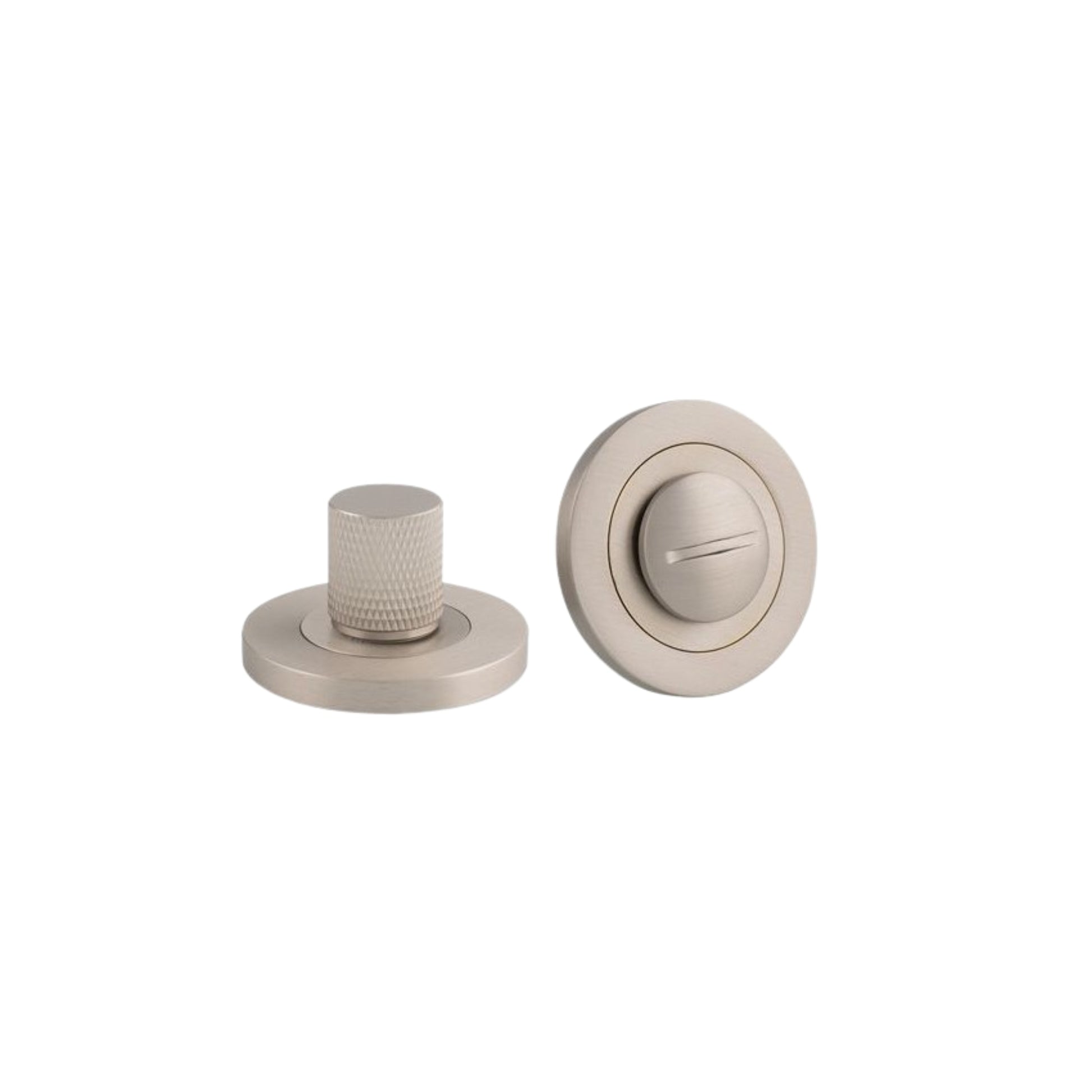 Connaught Knurled Turn &amp; Release Satin Nickel Home Decor