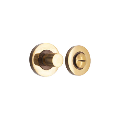Aged Brass Thumb Turn & Release Home Decor  