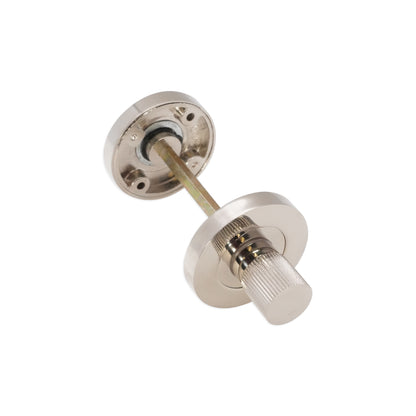 Linear Knurlmond Thumb Turn & Release Polished Nickel