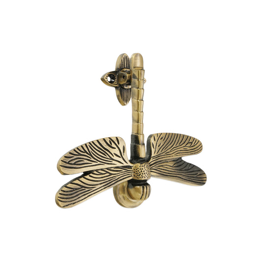 Heurtoir de porte libellule antique