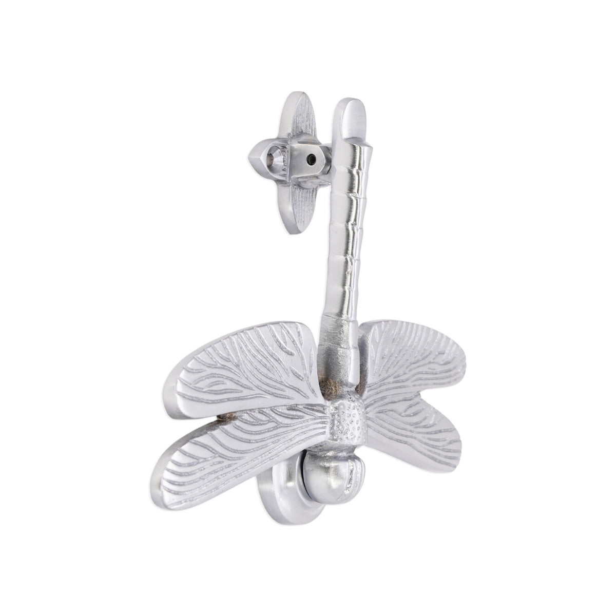Satin Chrome Dragonfly Door Knocker Home Decor 