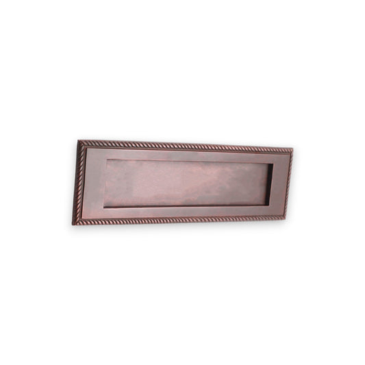 Georgisches Briefschild, 250 mm, gealterte Bronze