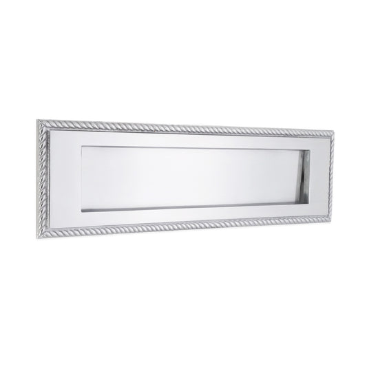 Plaque Lettre Géorgienne 250mm Chrome Satiné