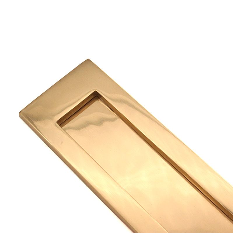 Victorian Letter Plate 250mm Polished Brass