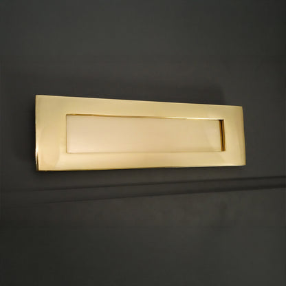 Polished Brass Victorian Letter Plate Home Decor