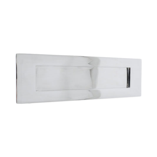 Plaque Lettre Victorienne 250mm Chrome Poli