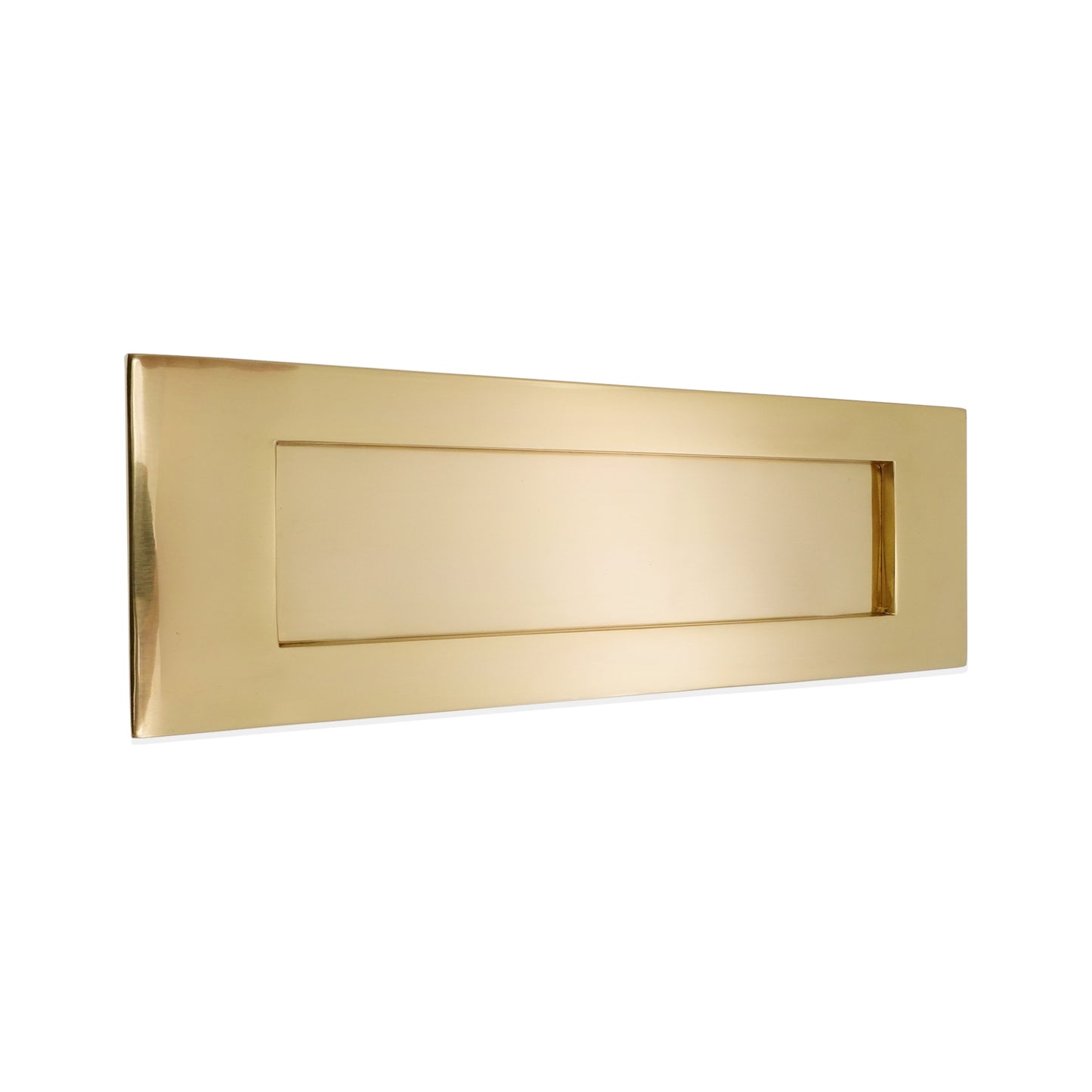 Victorian Letter Plate 300mm Polished Brass Home Decor