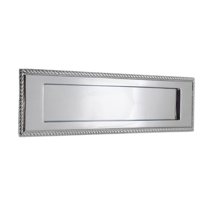 Georgian Letter Plate Polished Chrome Home Decor