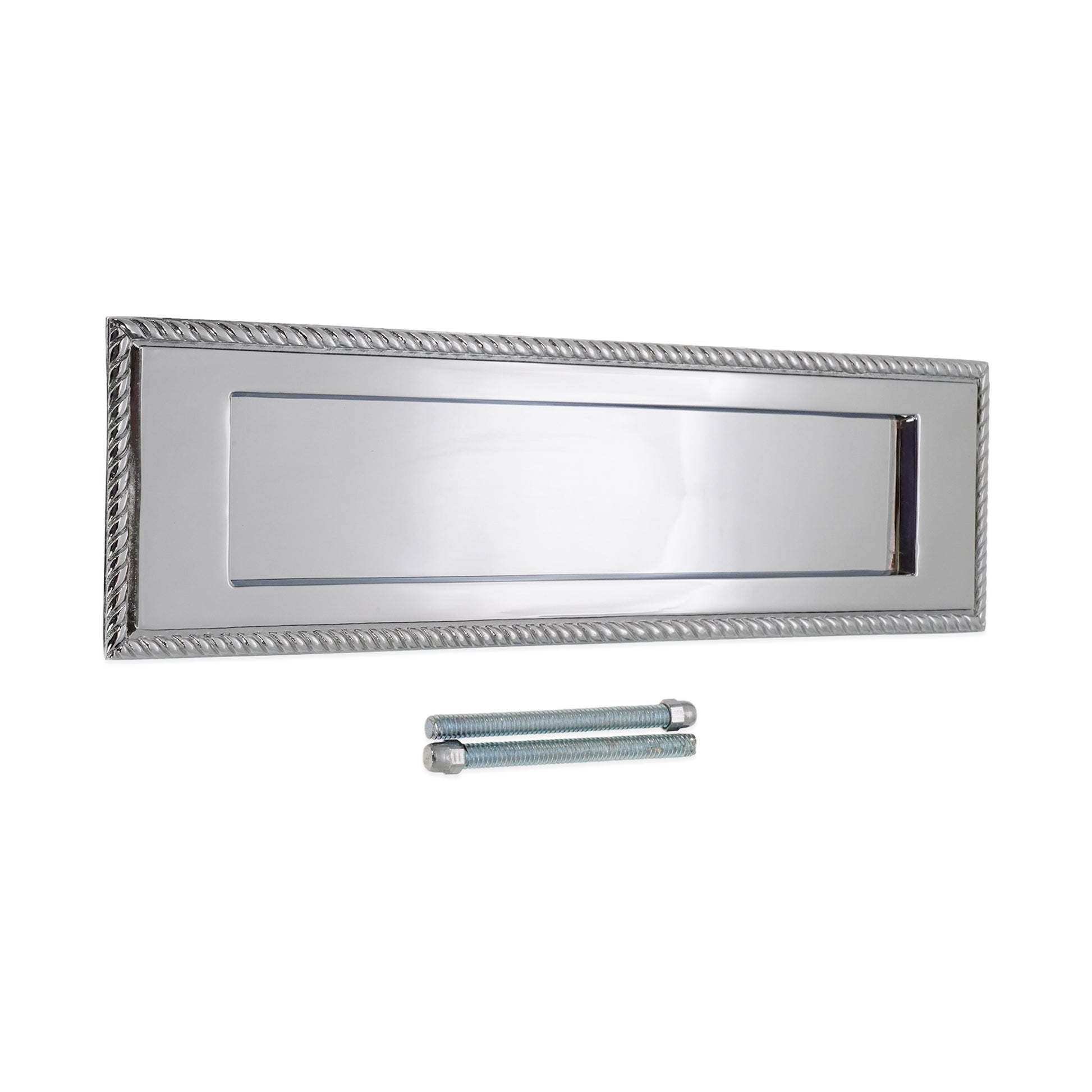 Georgian Letter Plate Polished Chrome Home Decor