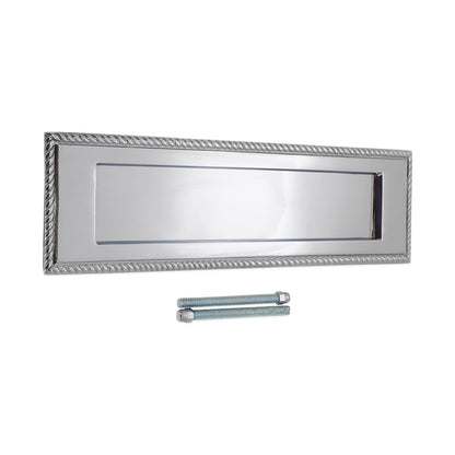 Georgian Letter Plate Polished Chrome Home Decor