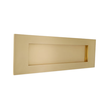 Victorian Letter Plate 300mm Satin Brass Home Decor