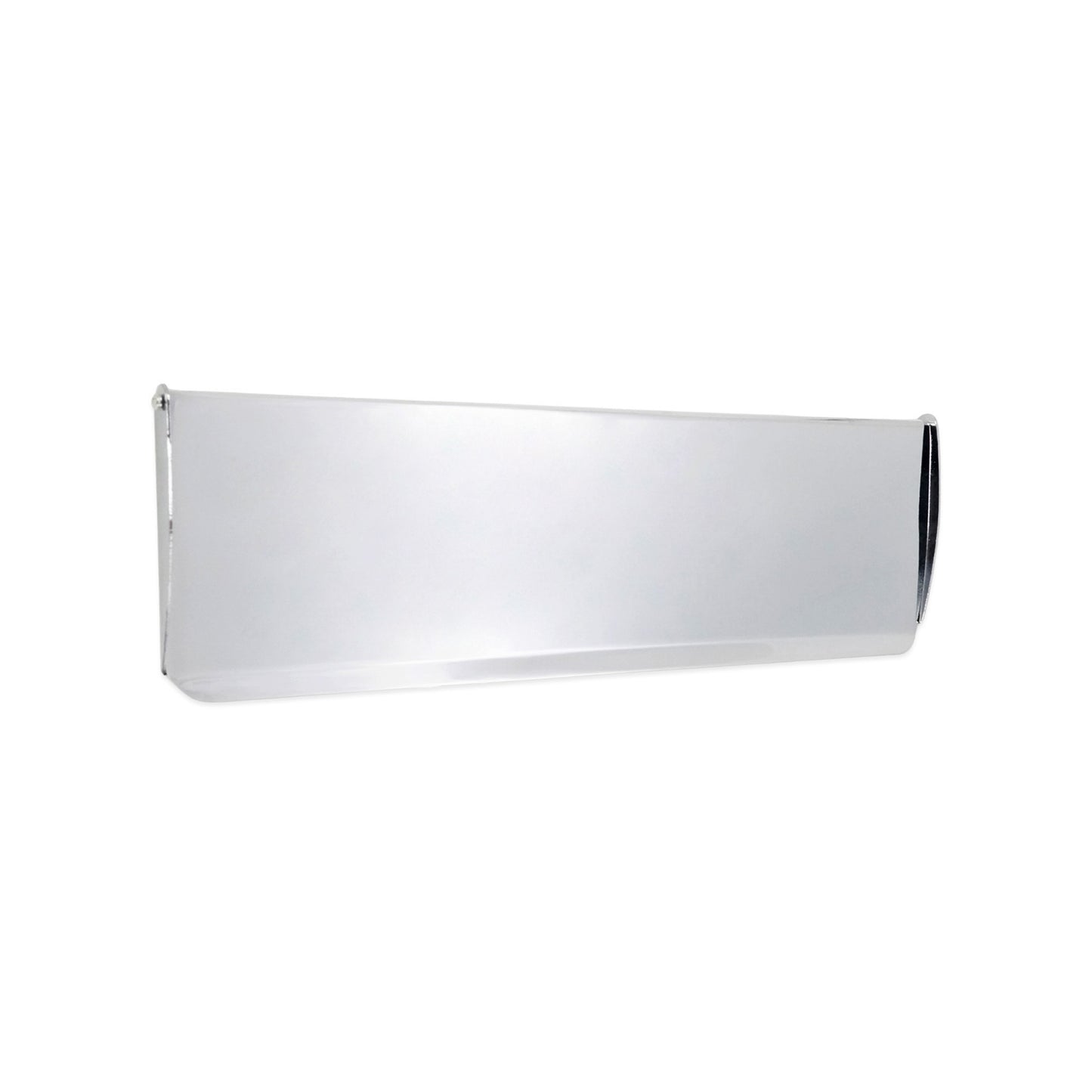 Tidy Flap Letter Plate Cover Polished Chrome Home Decor
