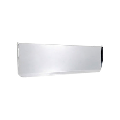 Tidy Flap Letter Plate Cover Polished Chrome Home Decor