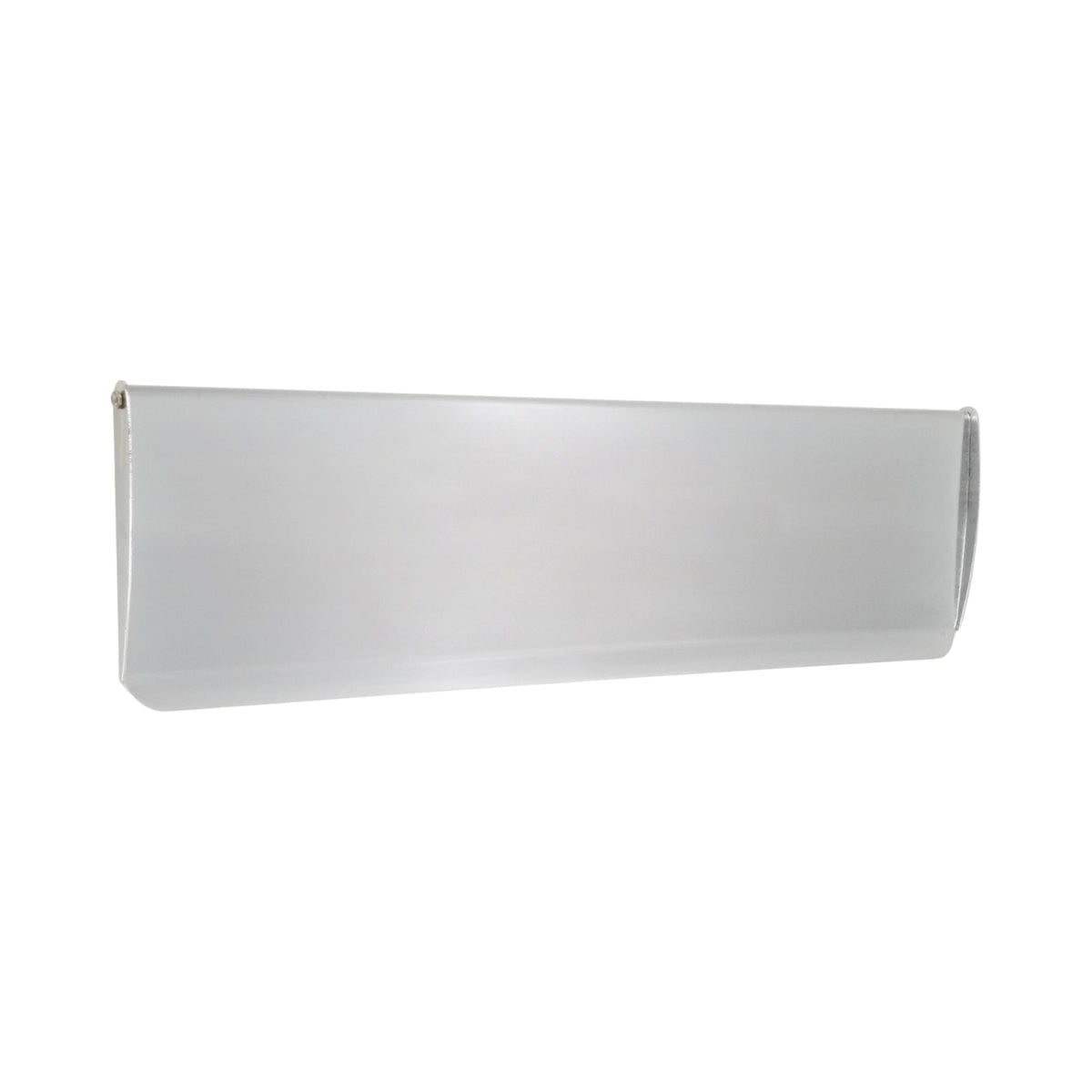 Tidy Flap Letter Plate Cover Satin Chrome Home Decor