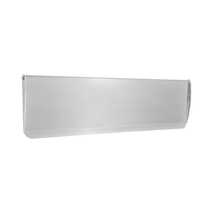 Tidy Flap Letter Plate Cover Satin Chrome Home Decor