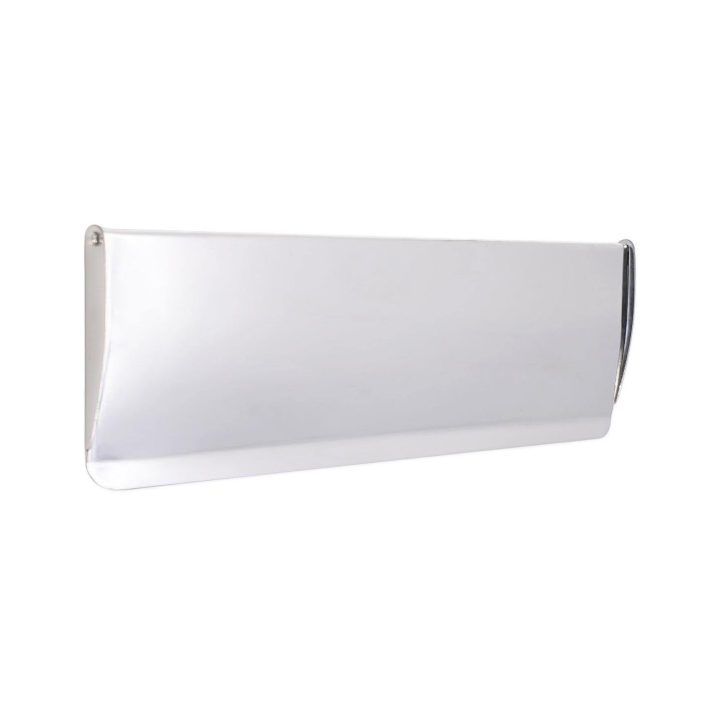 Tidy Flap Letter Plate Cover Polished Chrome Home Decor 