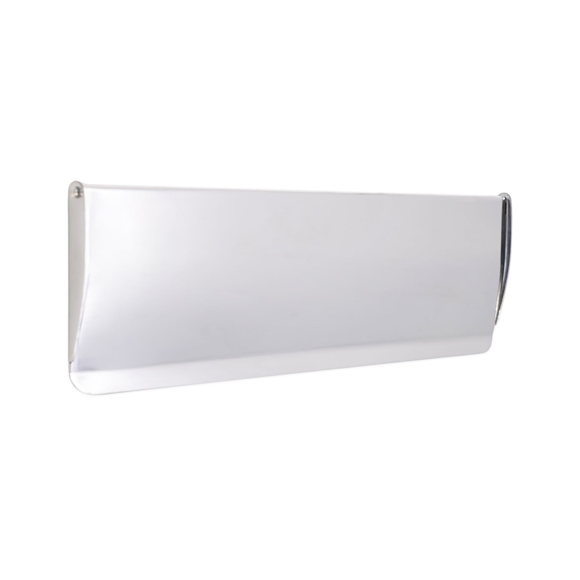 Tidy Flap Letter Plate Cover Polished Chrome Home Decor 