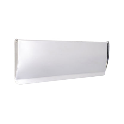 Tidy Flap Letter Plate Cover Polished Chrome Home Decor 
