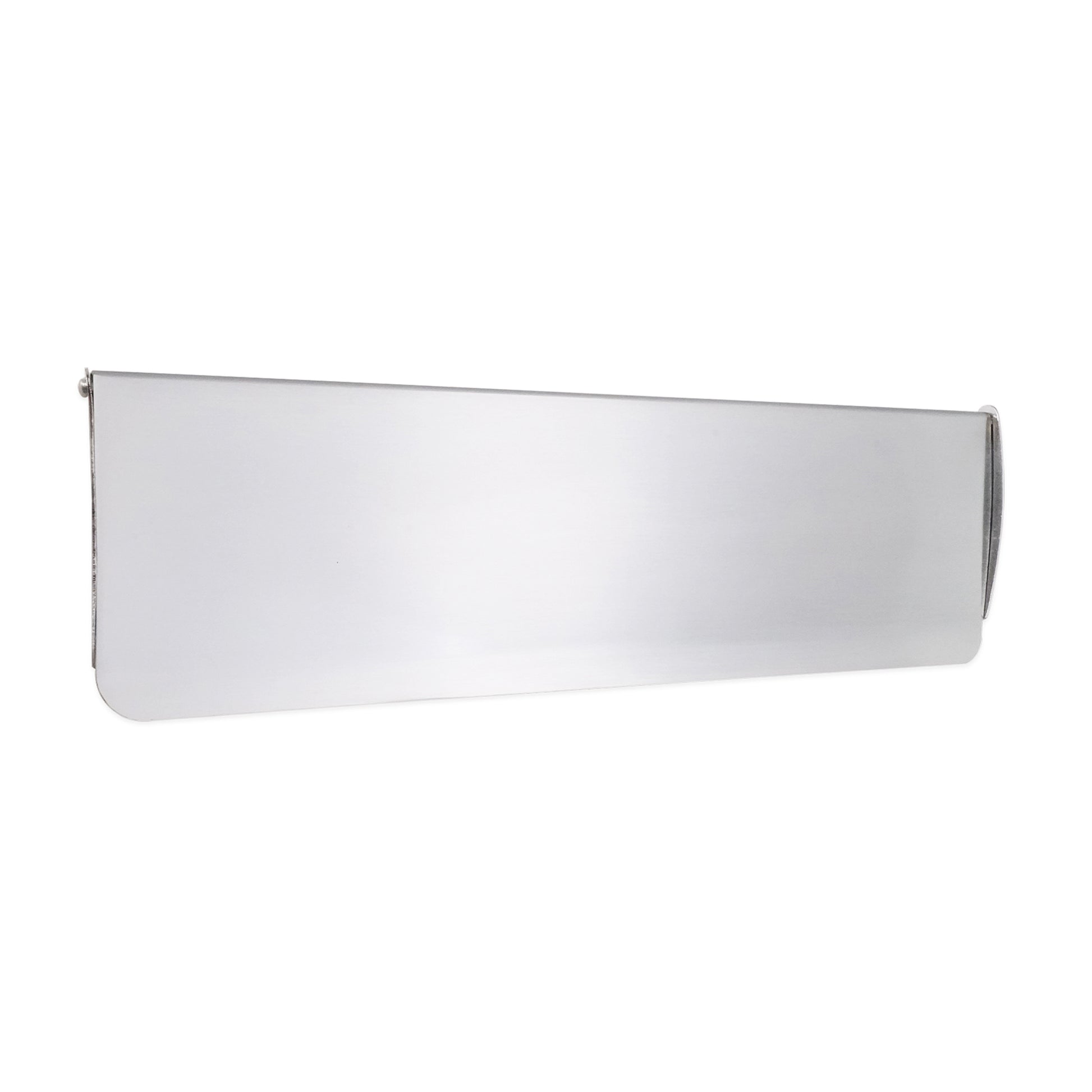 Tidy Flap Letter Plate Cover Satin Chrome Home Decor 