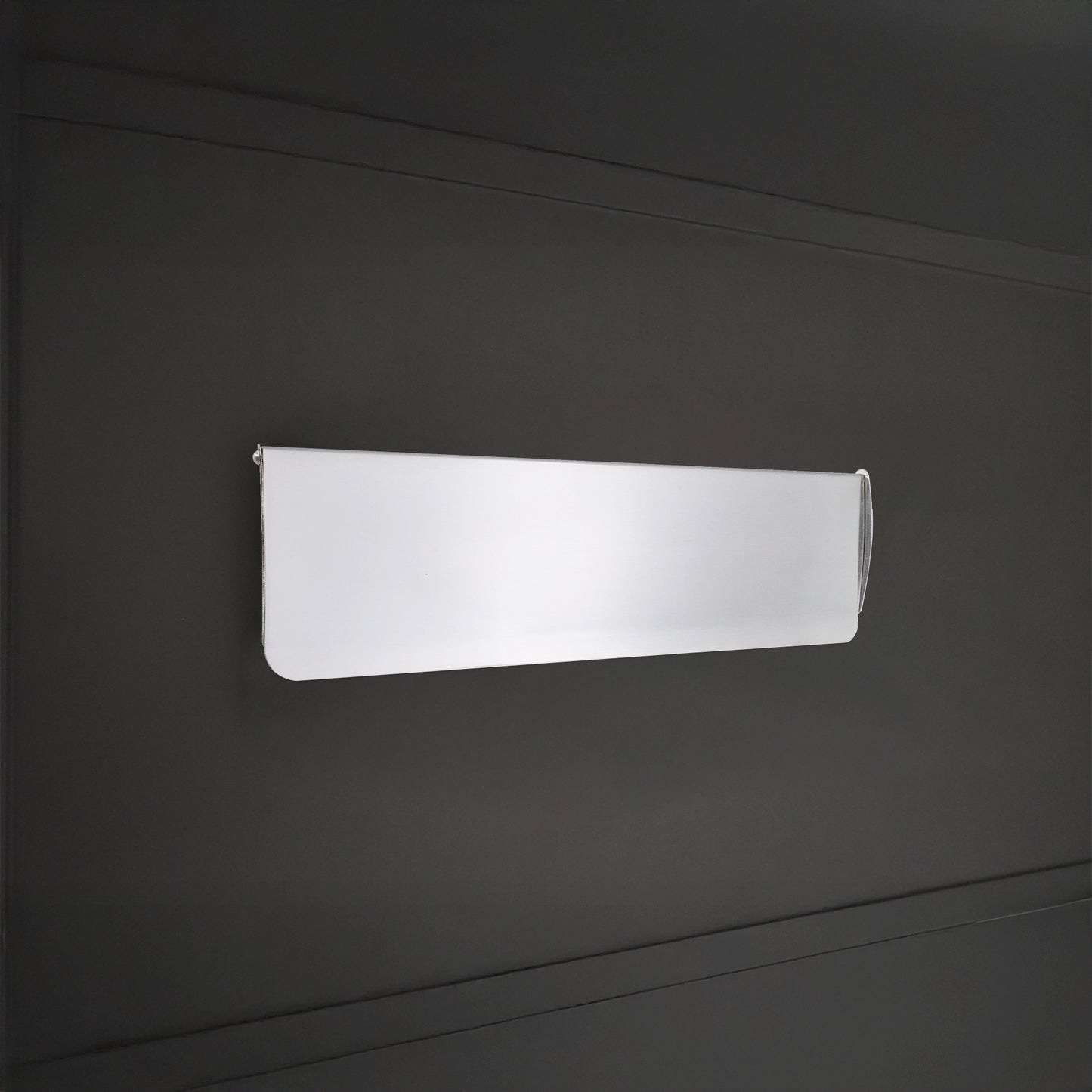 Tidy Flap Letter Plate Cover Satin Chrome Home Decor 