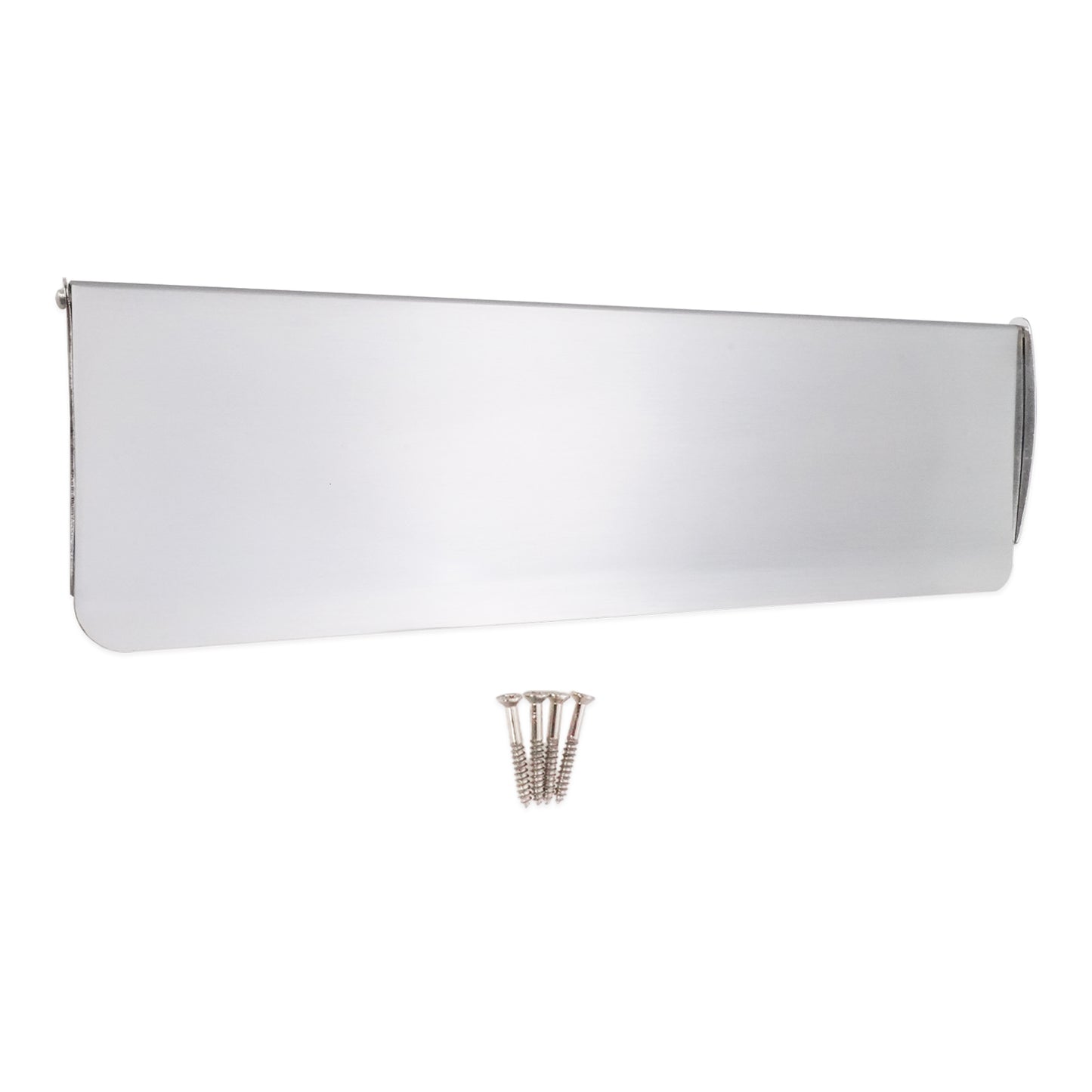 Tidy Flap Letter Plate Cover Satin Chrome Home Decor 